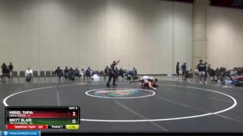 198 lbs Placement Matches (16 Team) - Britt Blair, The Outsiders vs Miriel Tapia, Eagle Empire