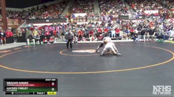 4A 157 lbs Cons. Semi - Hayden Farley, McPherson vs Graham Hawks, Shawnee Mission-Bishop Miege