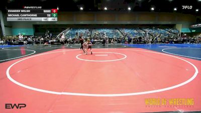 49 lbs 3rd Place - Evander Welsh, Warhawks Wrestling Inc. vs Michael Cawthorne, Tiger Trained Wrestling