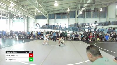 109 lbs Quarterfinal - Mickey Holland, Threshold WC vs Andres Rambo Lopez, Wlv Jr Wrestling