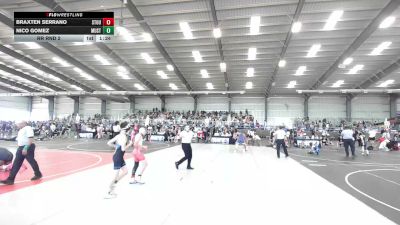 95 lbs Rr Rnd 2 - Braxten Serrano, Stout Wrestling Academy vs Nico Gomez, Mustang WC