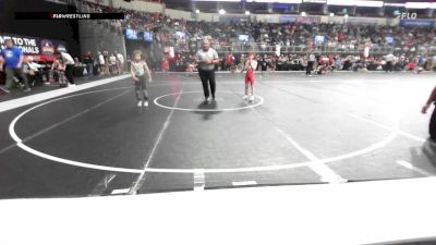 65 lbs Consi Of 8 #1 - Kirch Shumaker, Webb City Youth Wrestling vs BlaizLee Hackney, Derby Wrestling