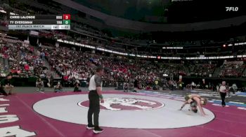 144-4A 1st Place Match - Chris LaLonde, Roosevelt High School vs Ty Eversman, Thompson Valley