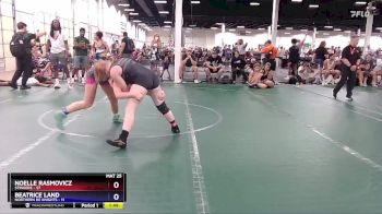 127-136 lbs Round 2 - Noelle Rasmovicz, Stingers vs Beatrice Land, Northern DE Knights