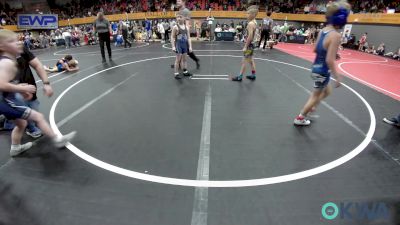 70 lbs Semifinal - Easton Rounds, Noble Takedown Club vs Daxon Avery, Newcastle Youth Wrestling