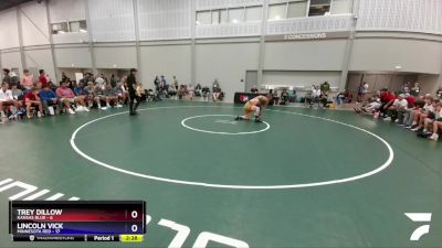 145 lbs 2nd Wrestleback (16 Team) - Trey Dillow, Kansas Blue vs Lincoln Vick, Minnesota Red