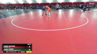 175 lbs Round 2 (6 Team) - Jared Snitker, Waukon vs Owen Dykes, Franklin Central Flashes A