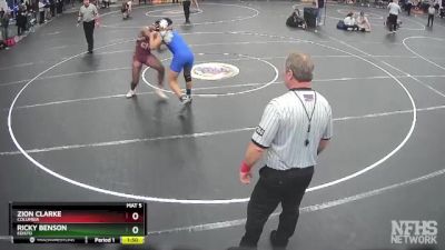 1A/2A 175 Quarterfinal - Ricky Benson, Edisto vs Zion Clarke, Columbia