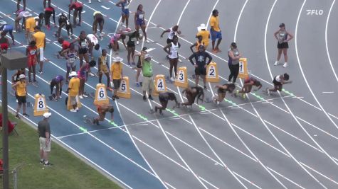 Youth Girls' 100m, Finals 7 - Age 15-16