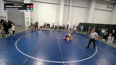 130 lbs Champ. Round 1 - Madden Hernandez, Idaho vs Caleb Pollock, Idaho