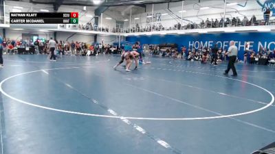 Silver 197 lbs Quarterfinal - Nathan Klatt, St. Cloud State vs Carter McDaniel, Unattached