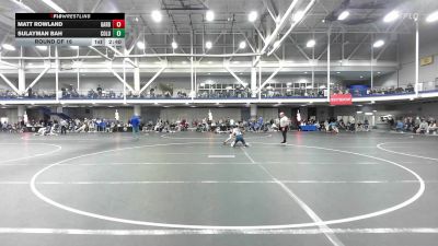 125 lbs Round Of 16 - Matt Rowland, Gardner-Webb vs Sulayman Bah, Columbia