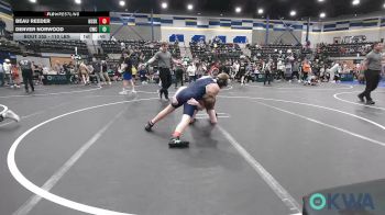 110 lbs Consi Of 4 - Beau Reeder, Husky WC vs Denver Norwood, Cowboy Wrestling Club