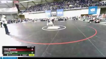 1A 132 lbs Semifinal - Cole Ekerson, Montesano vs Colin McIntyre, Vashon Island