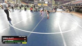 120 lbs Cons. Round 2 - Kimball Elliott, IA vs Brody Buhman, IA