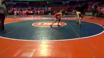 3 lbs Quarterfinal - Michael Esteban, Chicago (Marist) vs David Vukobratovich, Lockport (Twp)