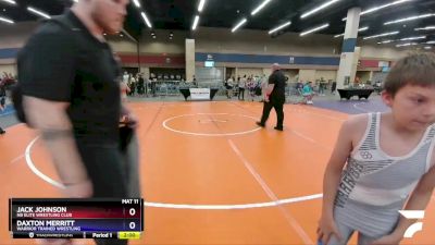 82 lbs Round 2 - Jack Johnson, NB Elite Wrestling Club vs Daxton Merritt, Warrior Trained Wrestling