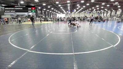 115 lbs Round 4 (1:30pm Friday) - Sebastian Cisneros, Cali Red vs Wyatt Wolf, Crass Trained