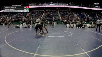 185 lbs 5th Place Match - Jordyn Cooper, R.J. Reynolds vs Clear Wesley, A.L. Brown