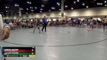 115 lbs Finals (8 Team) - Kyla Johnson, Indiana Smackdown vs Emily Mcintosh, CLAW