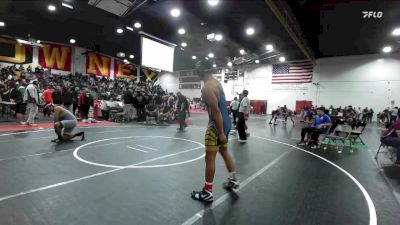 175 lbs Champ. Round 2 - Cross Rodriguez, Calvary Chapel vs Leonardo Gaytan, Temescal Canyon