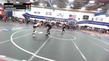 157 lbs Champ. Round 3 - Peter Brown, Canyon Springs vs Alek Colon, Valley View