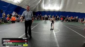 52 lbs Round 3 (6 Team) - Leo Vitali, Rogue WC vs James Irvine, Crossroads Wrestling