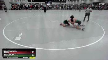 150 lbs Champ. Round 2 - Drake Weston, Missouri vs Gio Kaplan, Seasons Freestyle Club