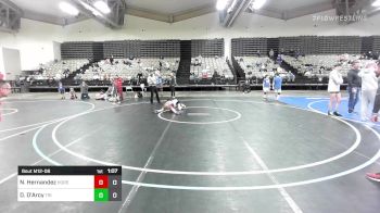 73 lbs Quarterfinal - Noah Hernandez, Iron Horse vs Danny D'Arcy, Triumph Trained