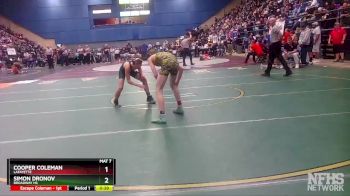 3 - 106 lbs Cons. Round 1 - Simon Dronov, Broadway HS vs Cooper Coleman, Lafayette