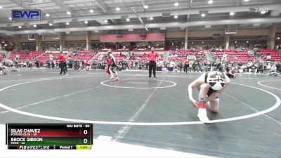 90 lbs Cons. Round 5 - Brock Gibson, Piper vs Silas Chavez, Pomona Elite