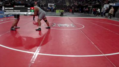 285 lbs Cons. Round 4 - Brayden Freitas, Riverton vs Sidi Kante, Madison