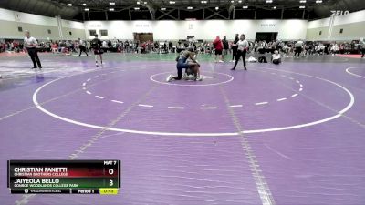 157A 1st Place Match - Christian Fanetti, Christian Brothers College vs Jaiyeola Bello, Conroe Woodlands College Park