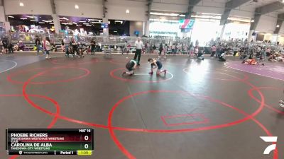 98 lbs Quarterfinal - Carolina De Alba, Takedown-City Wrestling vs Phoebe Richers, Gracie Barra Westchase Wrestling Club