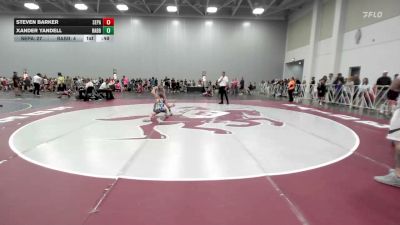 85 lbs Rr Rnd 3 - Steven Barker, SEPA BLUE - EL vs Xander Yandell, Rabbit Wrestling Club - EL