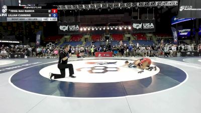 190 lbs Champ. Rd Of 32 - Tevia Nau Rarick, UT vs Lillian Cummins, IN