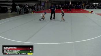 55 lbs Semis (4 Team) - Jonathan Bennett, LSH (LeSueur/Henderson) vs Buckley Meyer, ANML