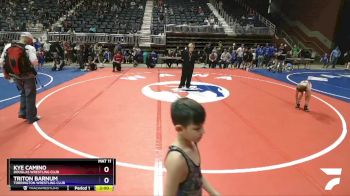 56 lbs Champ. Round 1 - Kye Camino, Douglas Wrestling Club vs Triton Barnum, Torrington Wrestling Club