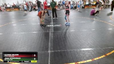 85 lbs Round 2 - Lilyana Wilson, Storm Wresting vs John Mcdougald, Not Attached