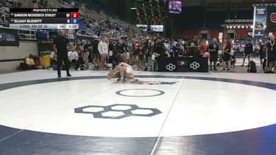 150 lbs Cons. Rd Of 32 - Samson McKissick Staley, New York vs Elijah Blewitt, Iowa