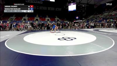 135 lbs Cons. Rd Of 64 - Abigail Gilbert, IN vs Madalynn Mueller, WI