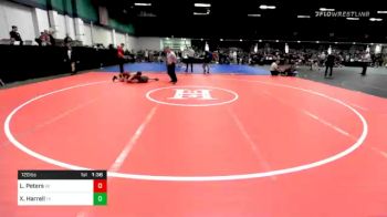 120 lbs Consolation - Lucas Peters, WI vs Xavior Harrell, TX