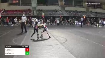 50 lbs Semifinal - Titus Shaw, Broken Bow WC vs Zaydon Wiese, Ces