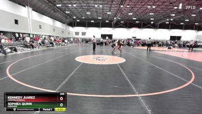 235 lbs Cons. Round 4 - Kennedy Juarez, Canyon Randall vs Sophiea Quinn, Lebanon