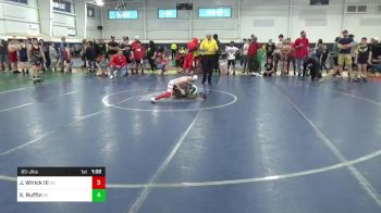 65-J lbs Consi Of 8 #2 - James Wirick III, OH vs Xavier Ruffin, MI