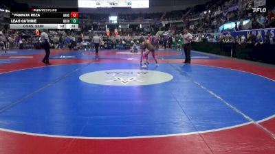 6-7A 132 Cons. Semi - Francia Reza, Grissom Hs vs Leah Guthrie, Gulf Shores