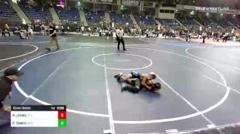 81 lbs Consolation - Amir Jones, EP Enforcers vs Xzavier Saenz, ReZults Wrestling