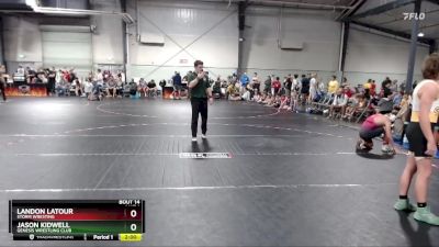 150 lbs Round 1 - Landon LaTour, Storm Wresting vs Jason Kidwell, Genesis Wrestling Club