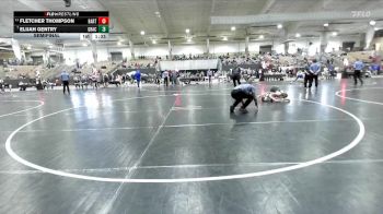 85 lbs Semifinal - Fletcher Thompson, Rabbit Wrestling Club vs Elijah Gentry, Minion Training Center