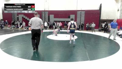 157 lbs Round Of 16 - Nathan Wolyniec, Derby/Oxford/Holy Cross vs Hudson Burkhardt, RHAM